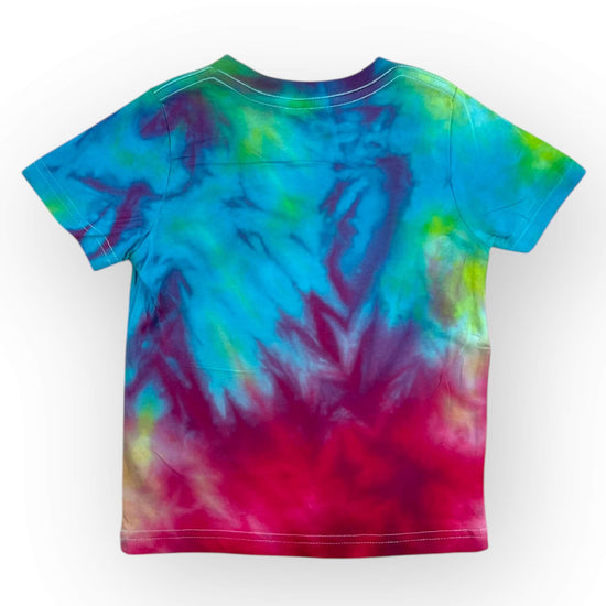 Aqua Pinks Tie Dye Tee Age 2