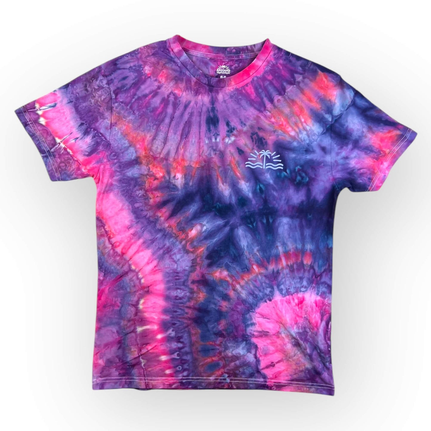 Pinks & Blues Tie Dye Tee - Adults Medium