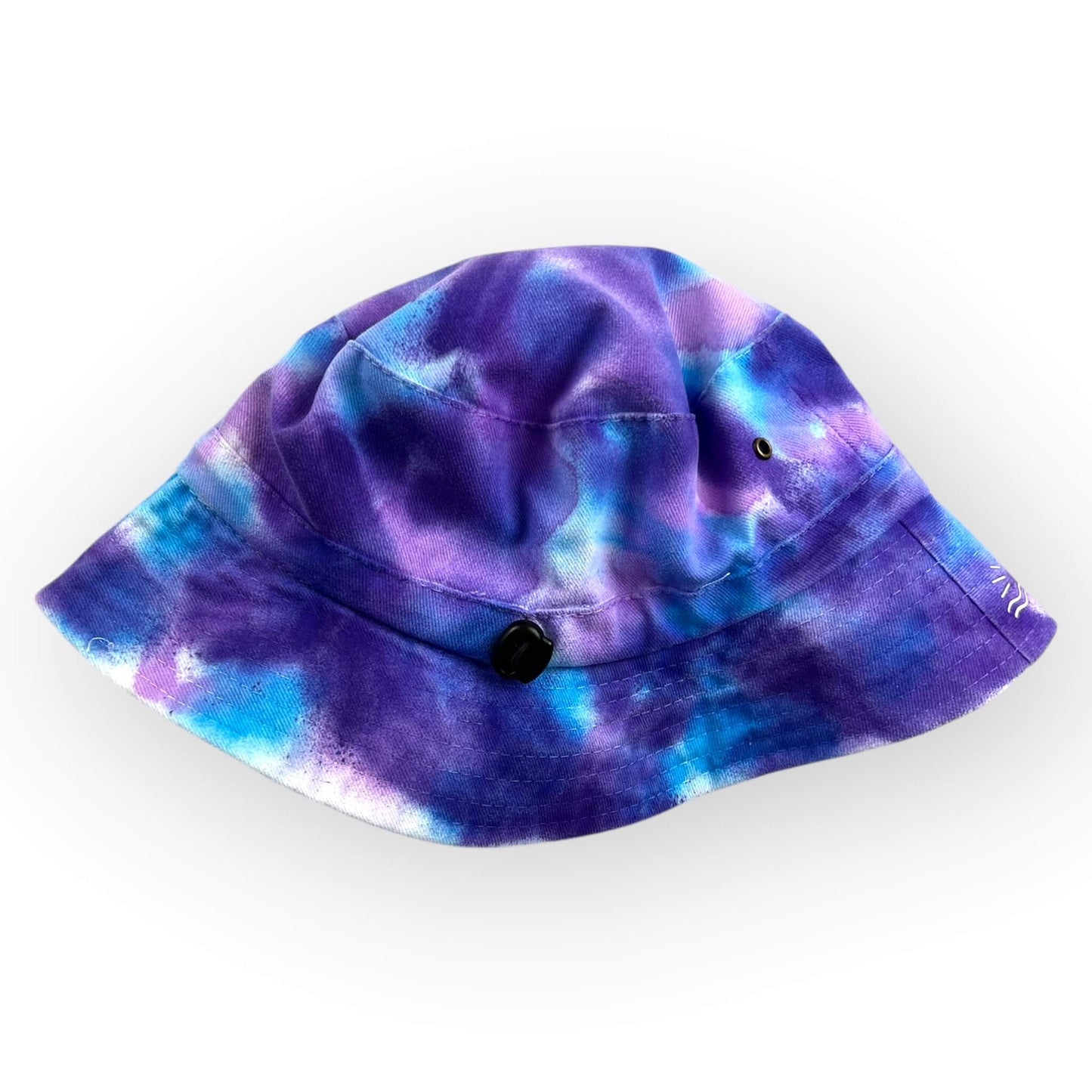 Blue & Purples Tie Dye Bucket Hat - Toddler / Child Adjustable