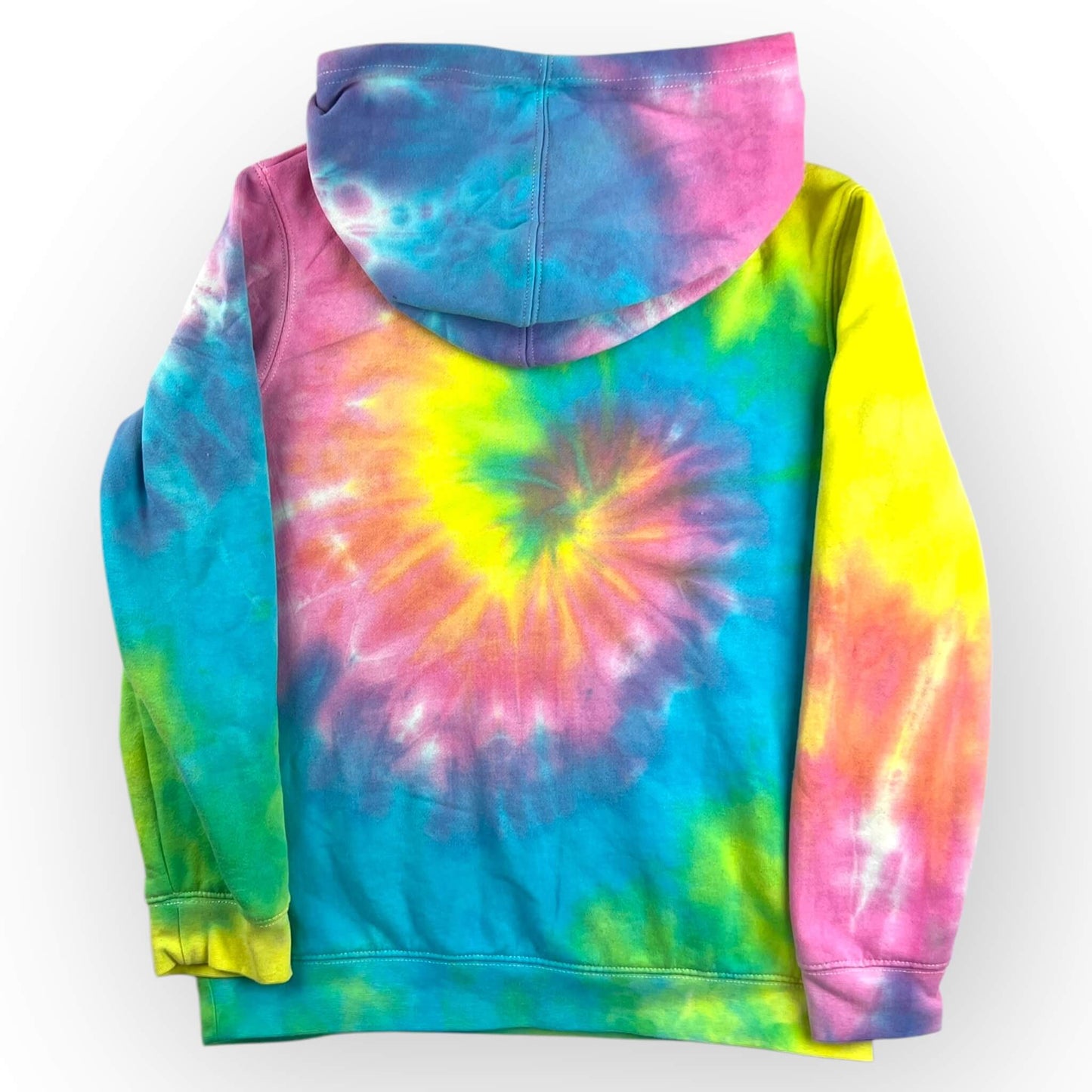 Pastel Rainbow Tie Dye Hoodie Age 10