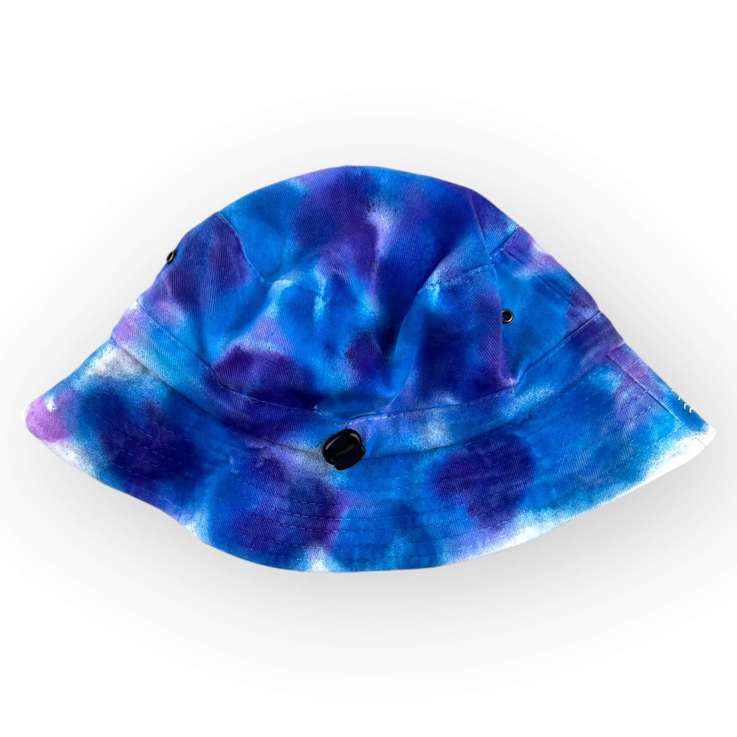 Blues & Purples Tie Dye Bucket Hat - Toddler / Child Adjustable