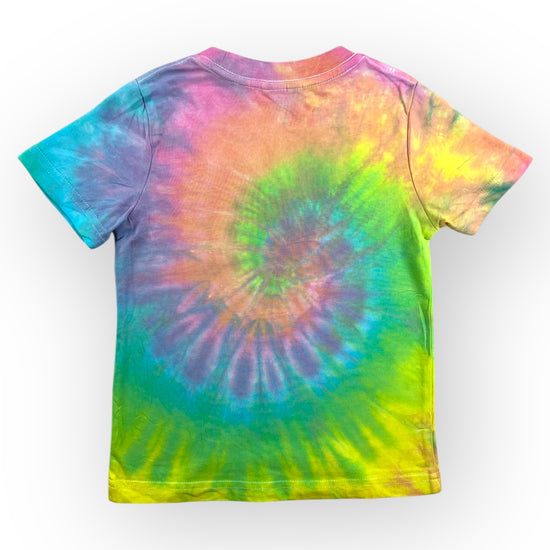 Pastel Rainbow Tie Dye Tee Age 2