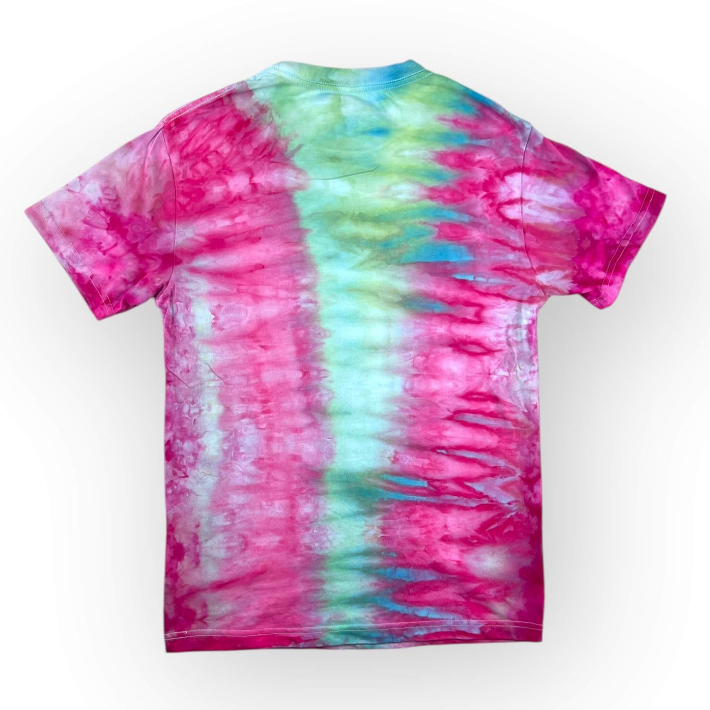 Aqua Pinks Tie Dye Tee - Adult Small