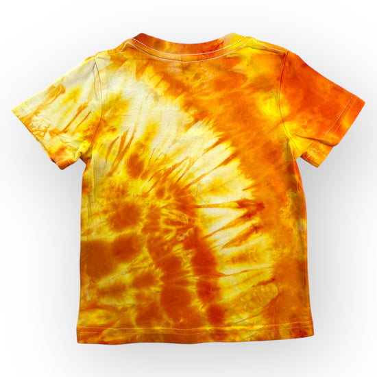 Orange Tie Dye Tee Age 2