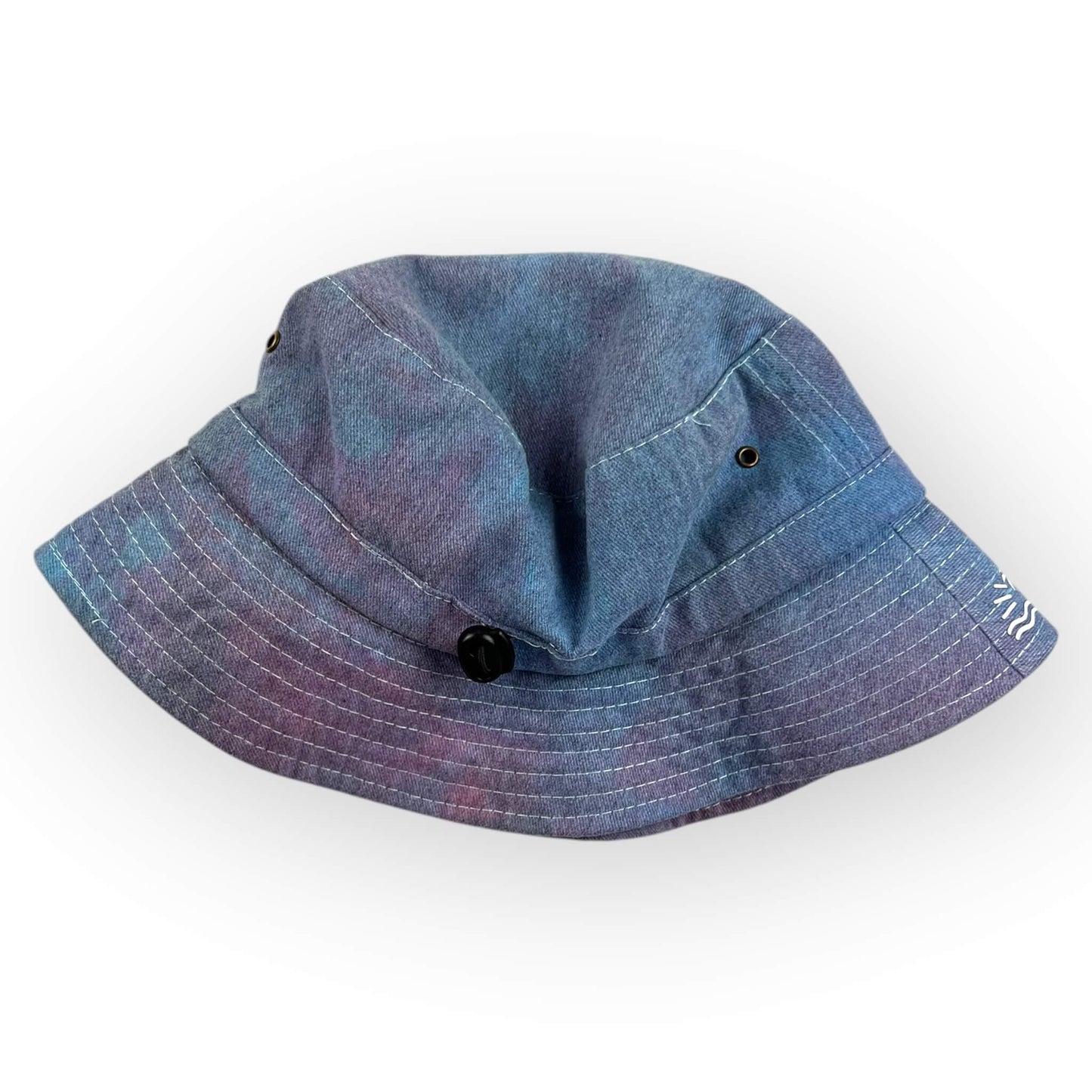 Blues Tie Dye Bucket Hat - Toddler / Child Adjustable