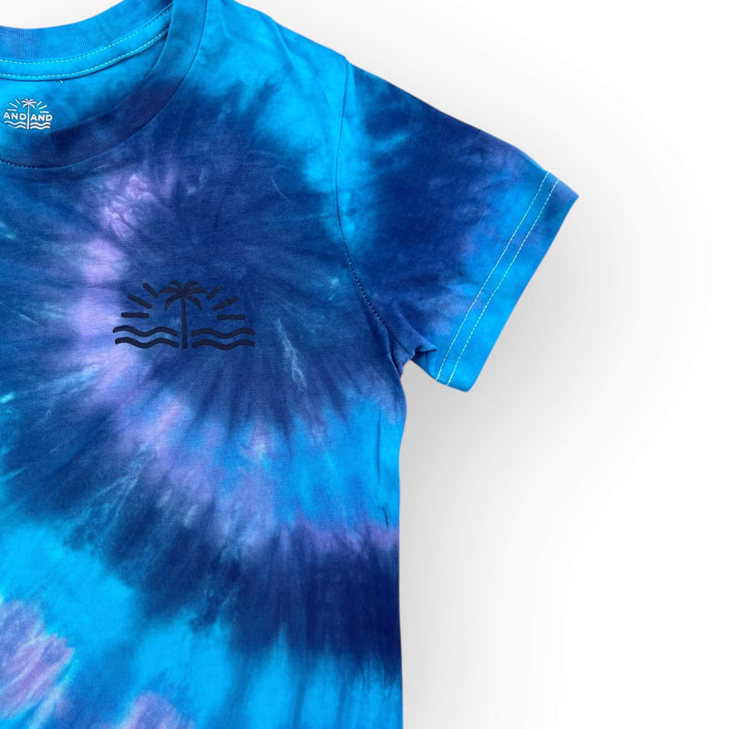 
                  
                    hand dyed Pink & Blue Tie Dye Tee Age 8 by And And Tie Dye
                  
                
