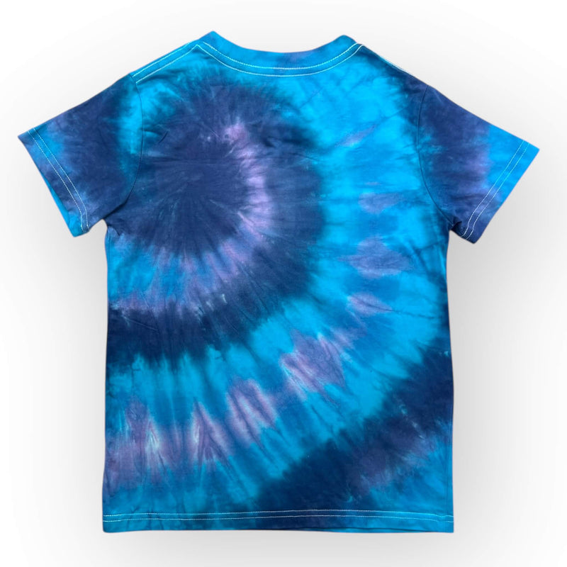 
                  
                    hand dyed Pink & Blue Tie Dye Tee Age 8 by And And Tie Dye
                  
                