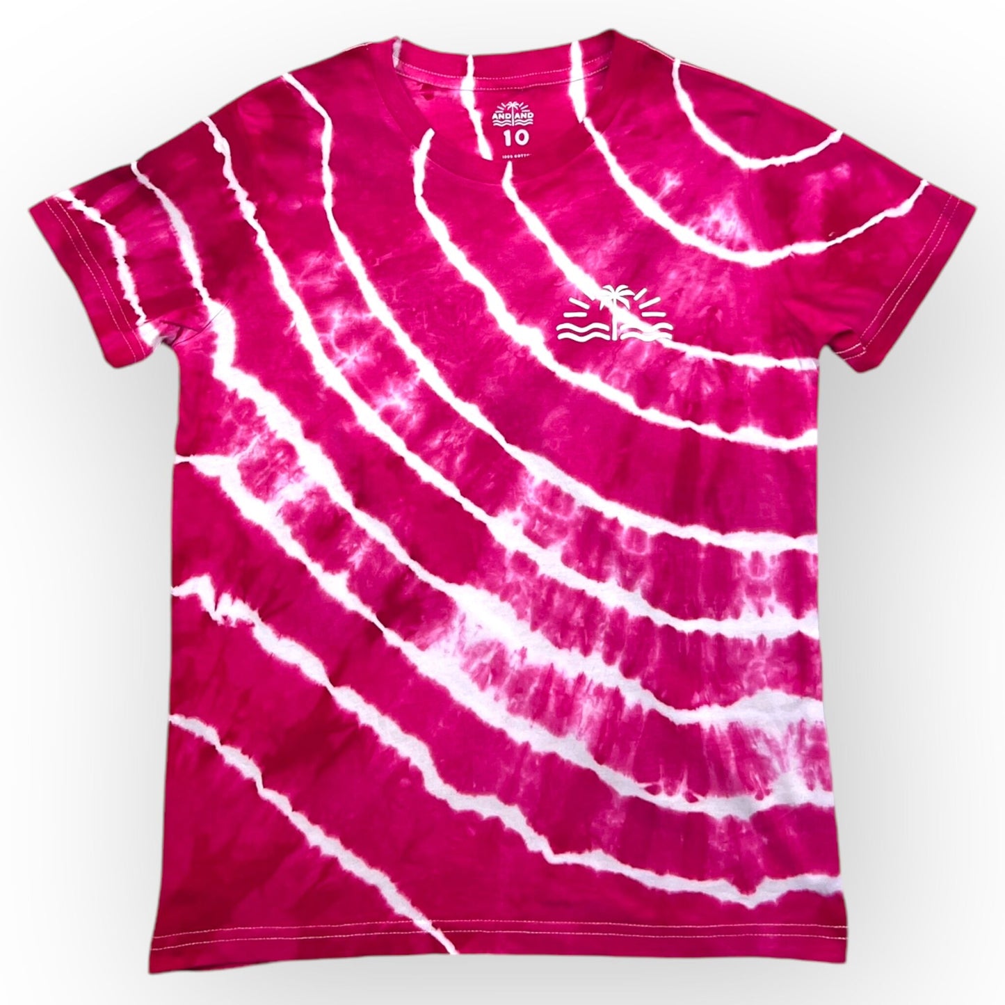 Pink Tie Dye Tee Age 10