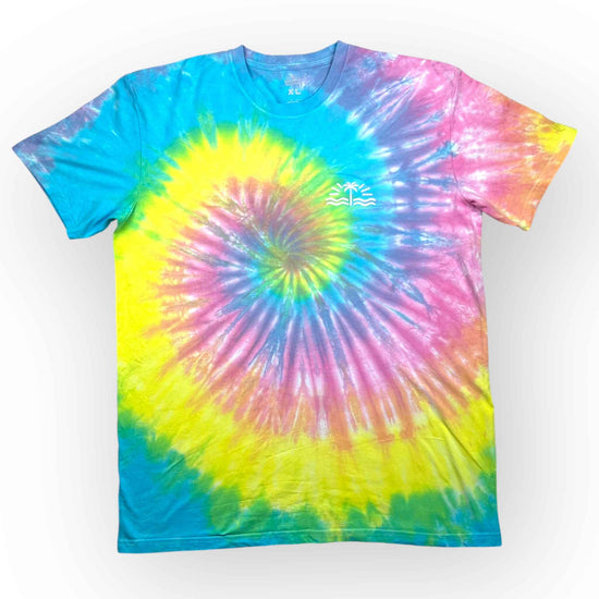 Pastel Rainbow Tie Dye Tee - Adult XL