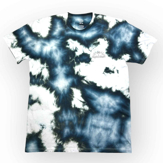 Black & Grey Tie Dye Tee - Adult XL