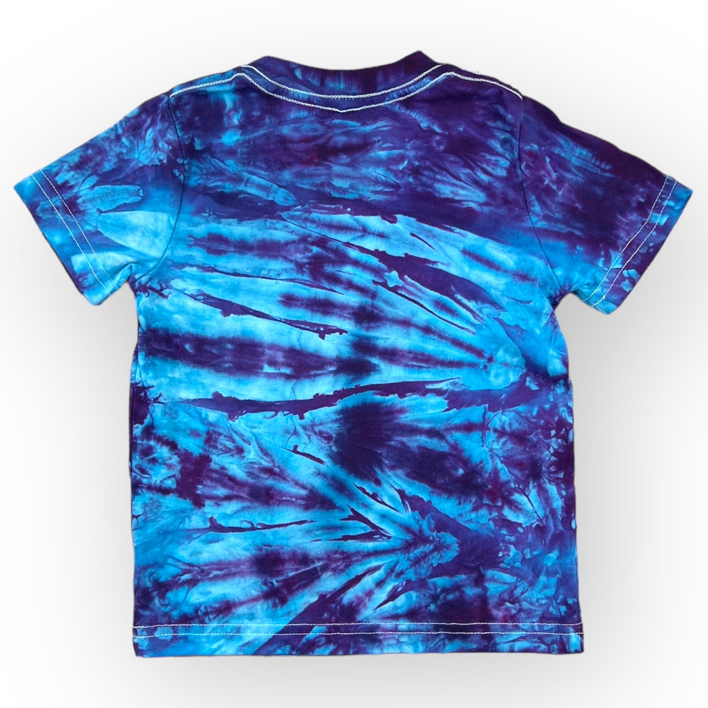Load image into Gallery viewer, Purples Tie Dye Tee Age 2
