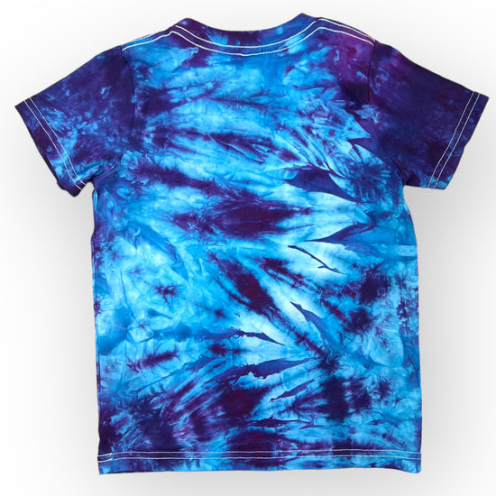 Load image into Gallery viewer, Purples Tie Dye Tee Age 6
