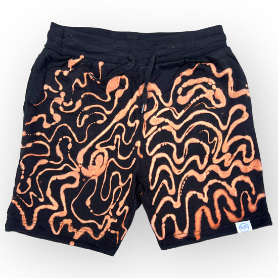 Load image into Gallery viewer, Reverse Tie Dye Shorts Age 10
