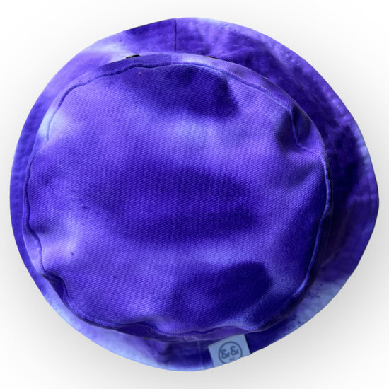 Load image into Gallery viewer, Purples Tie Dye Bucket Hat - Infant Adjustable
