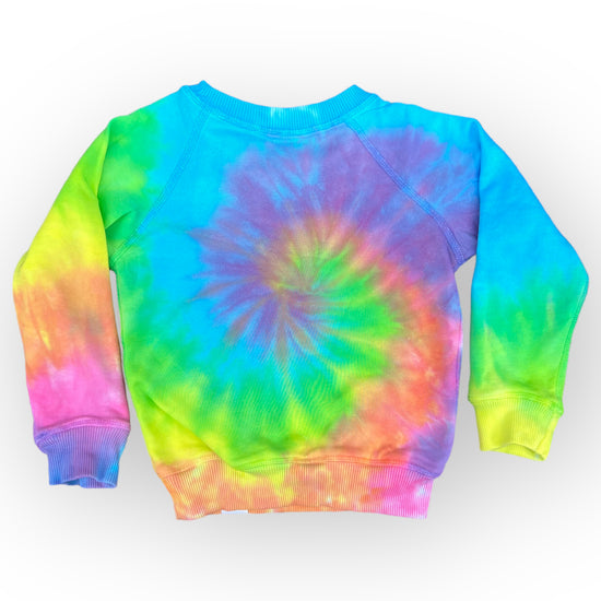 Pastel Rainbow Tie Dye Sweatshirt Age 2