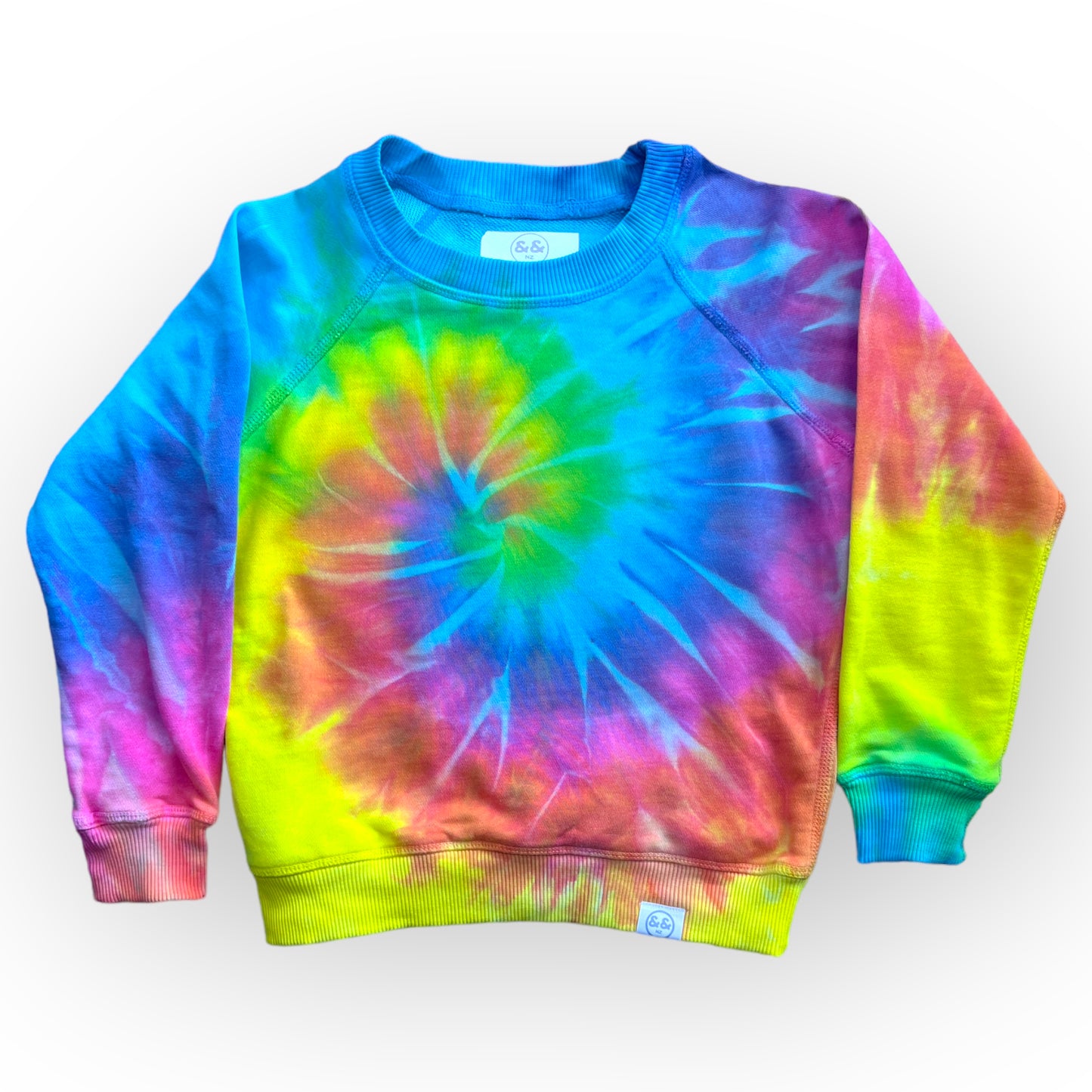 Rainbow Tie Dye Sweatshirt Age 4