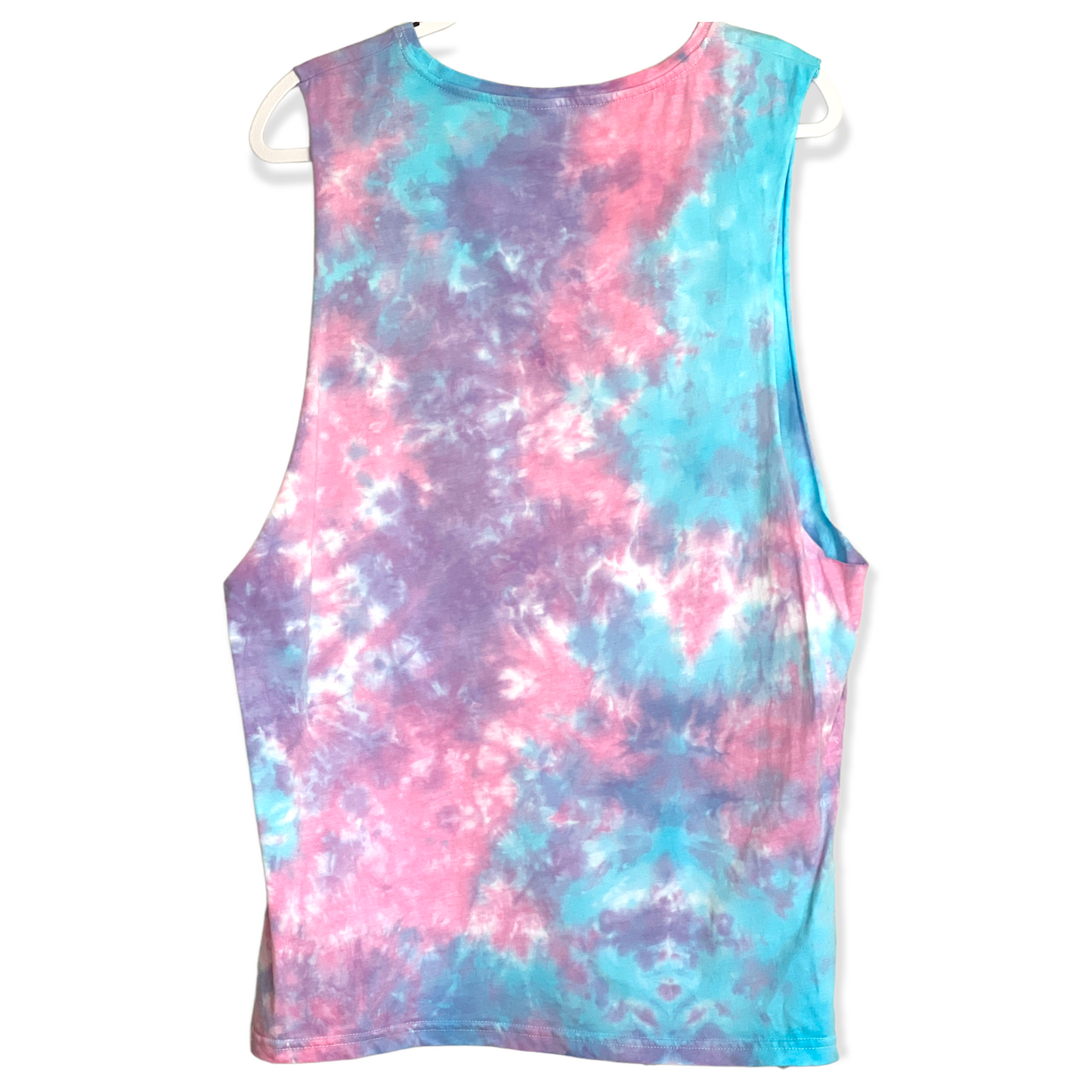 Load image into Gallery viewer, Pink &amp;amp; Blue Crush Tie Dye Singlet - Adult Large
