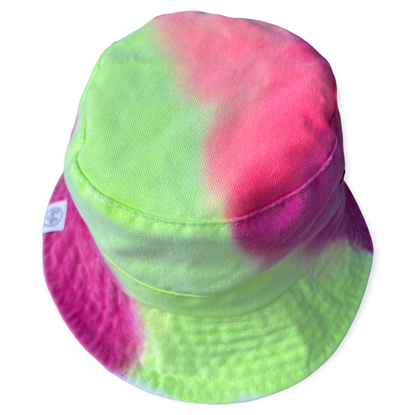 Pinks & Yellow Tie Dye Bucket Hat - Infant Adjustable