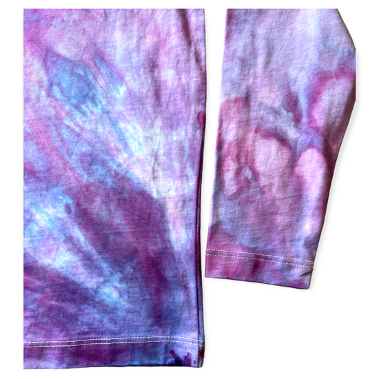 Purple Starburst Tie Dye Long Sleeve Tee Age 6